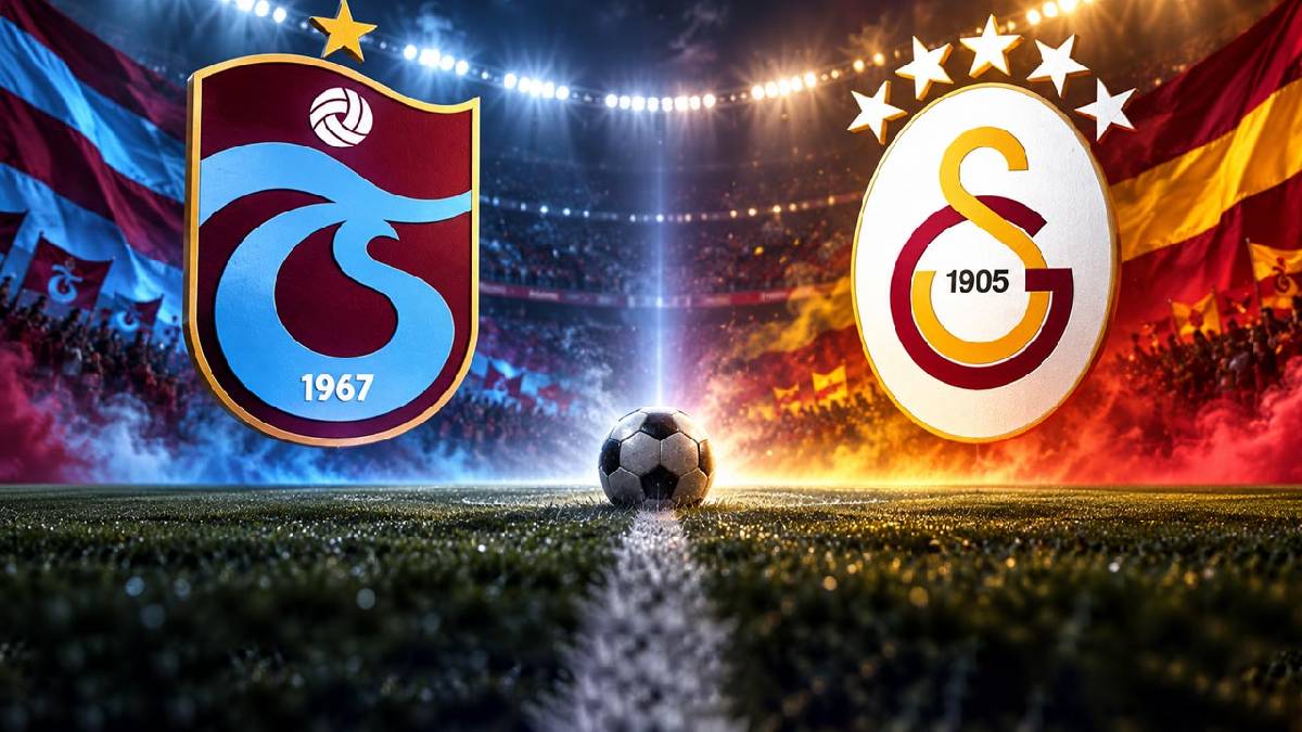 Trabzonspor-Galatasaray derbisinde ilk 11’ler belli oldu