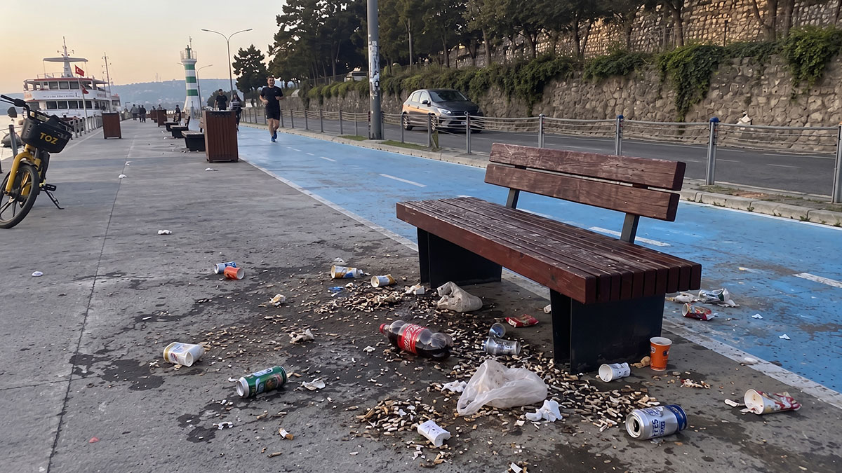Dünyanın en güzel manzarasının kıyılarında akıl almaz duyarsızlık