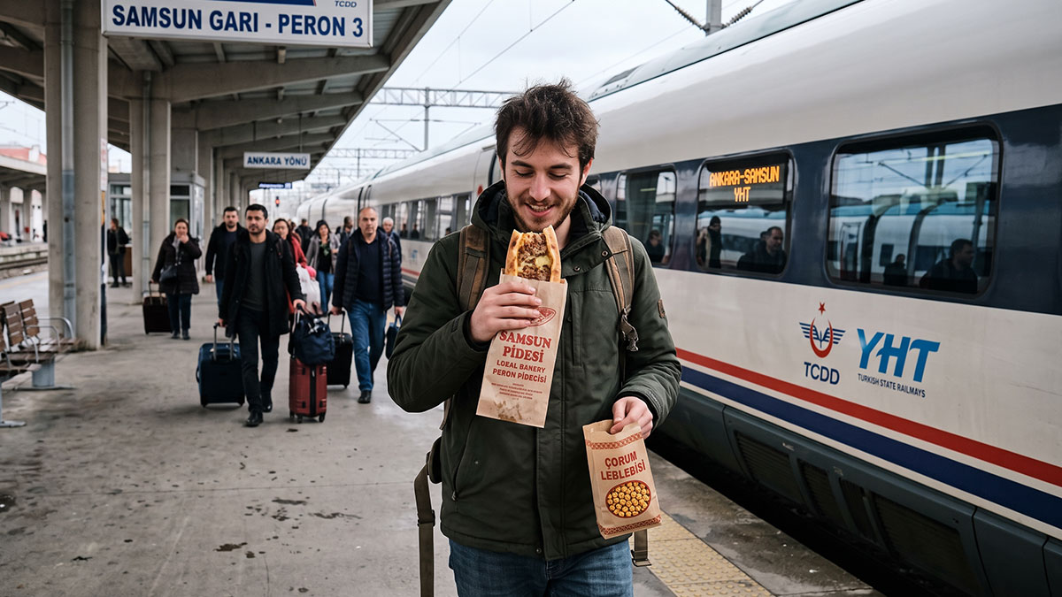Başkentten çıkıp Çorum'da leblebi, Samsun'da pide yemeye gitmek sadece 2,5 saat
