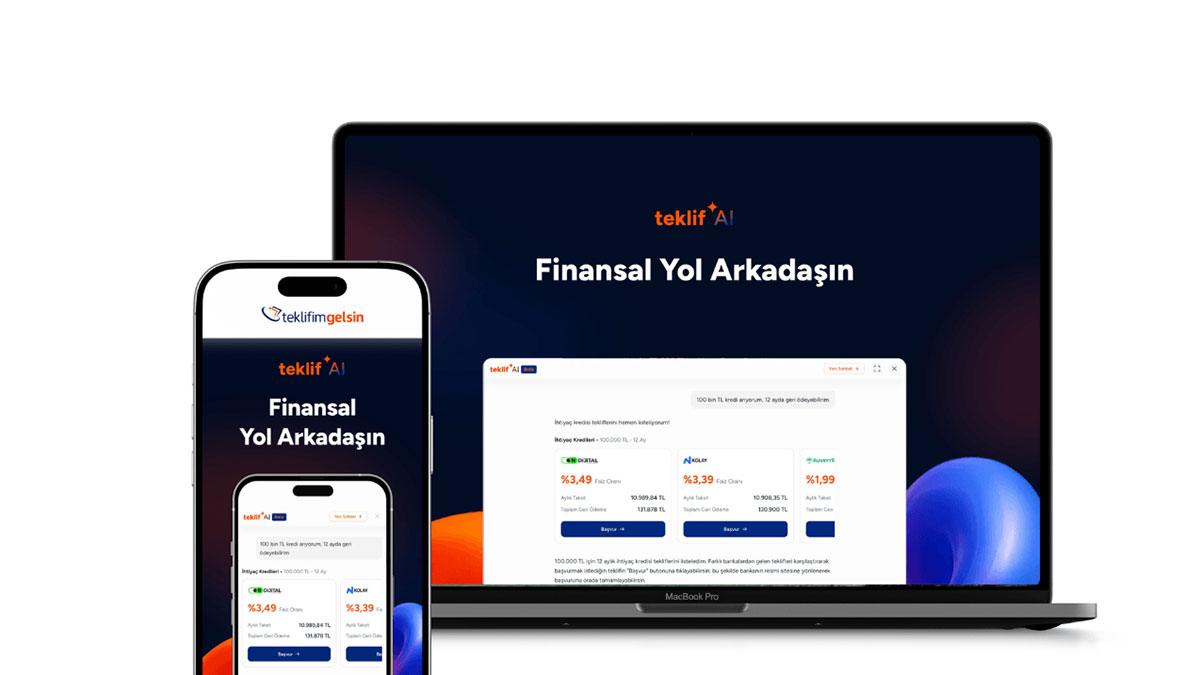 Bankaların karmaşık faiz hesapları tarih oluyor: TeklifAI bir cümleyle en avantajlı teklifi çıkarıyor
