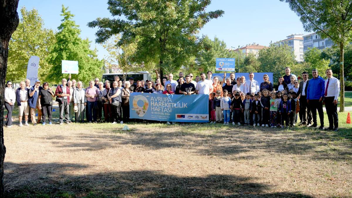 Çorlu'da Nesiller Cumhuriyet Parkı’nda spor için buluştu