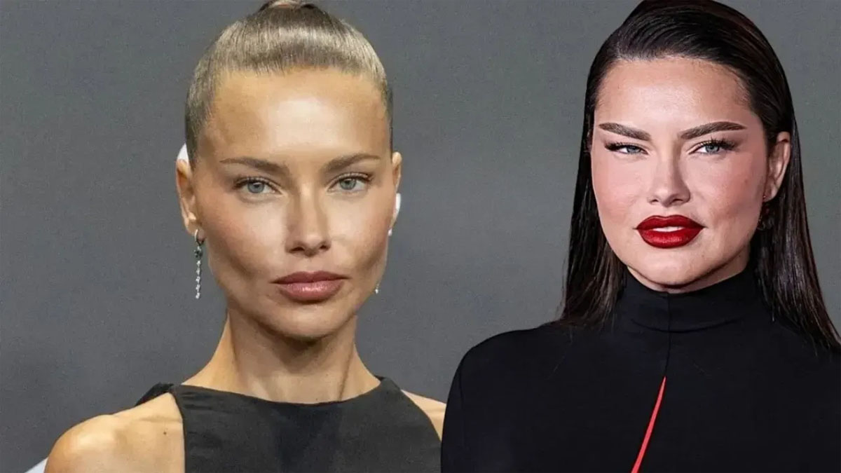 Podyumlara efsane geri dönüş: Adriana Lima Madrid'deki tarzıyla sosyal medyayı salladı!