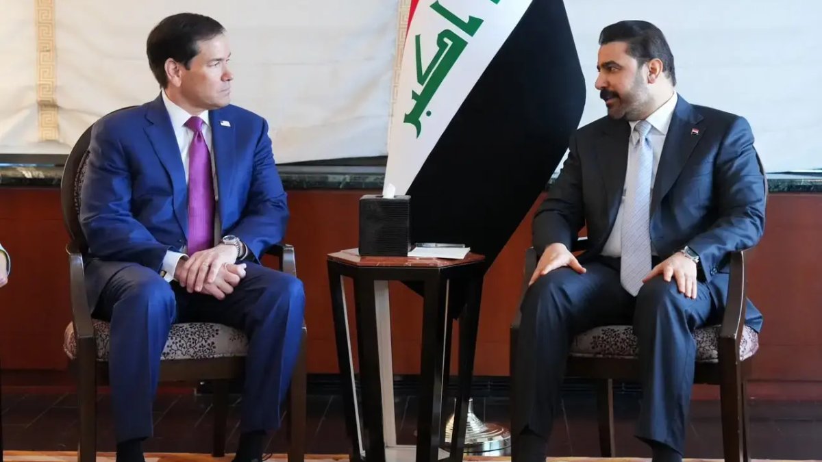 Irak Başbakanı Zeydi, ABD Dışişleri Bakanı Rubio ile görüştü