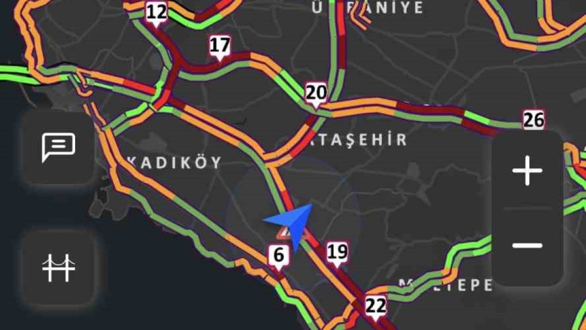 İstanbul'da sabah saatlerinde trafik yoğunluğu yüzde 70'e ulaştı
