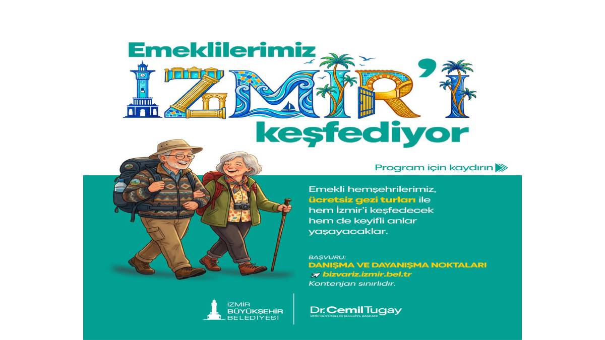 İzmir’in emeklileri kenti keşfetmeye devam ediyor