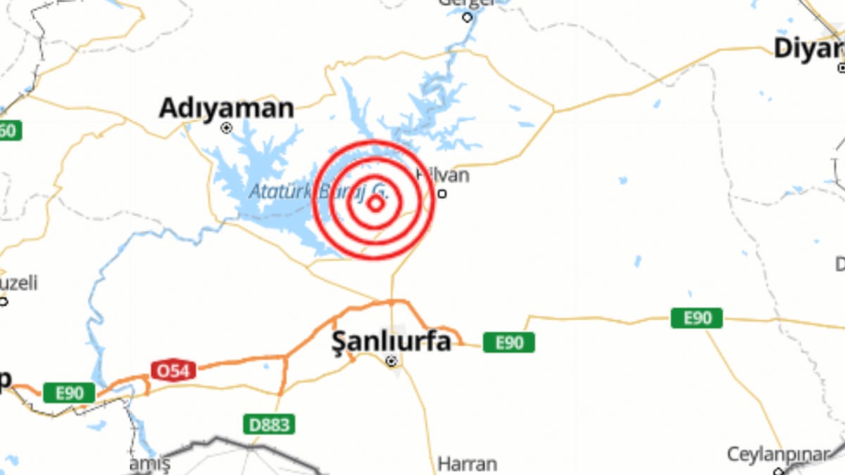 Şanlıurfa'da korkutan deprem
