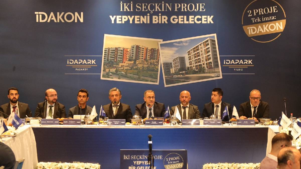 İdakon Yapı, İdapark Paşaköy ve İdapark Yıldız projelerini lanse etti
