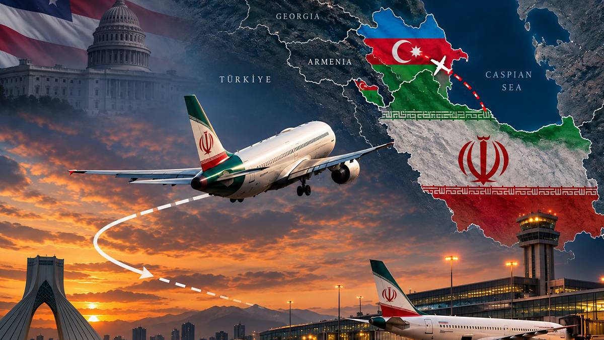 ABD yaptırımlarının ilk etkisi: İran uçağı Azerbaycan üzerinden geçemedi