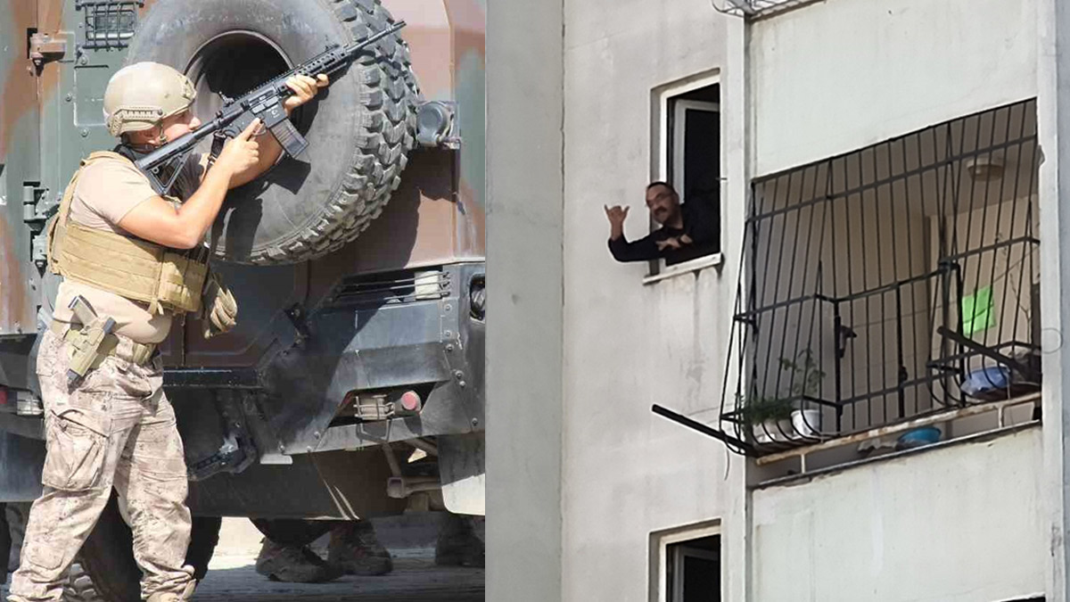 Adana’da film gibi operasyon: Firari hükümlü polise el bombasıyla direndi