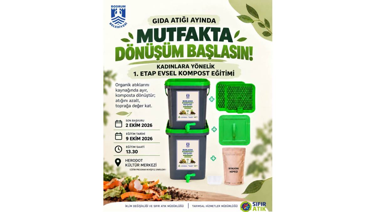 Bokashi Kompost uygulaması anlatılacak