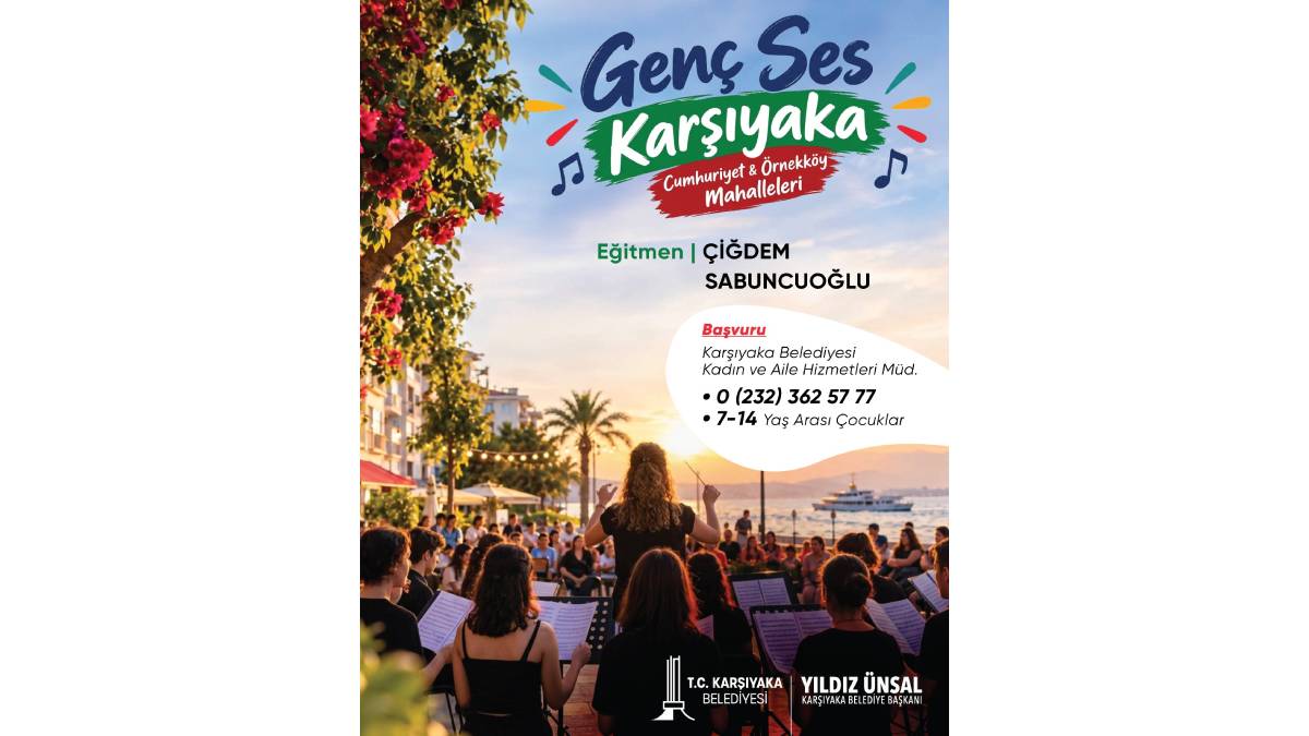 Karşıyaka’da çocukların sesi korolarda yükselecek