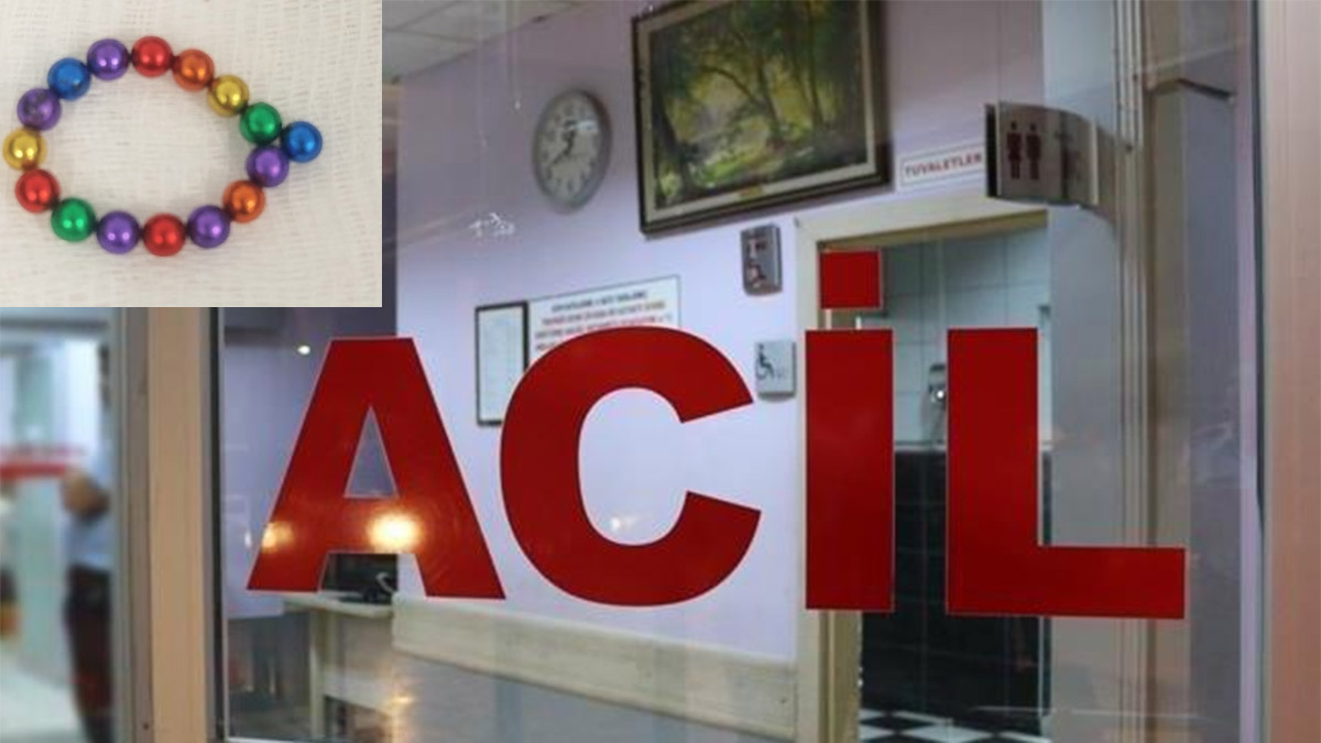 Öksürük şikayetiyle hastaneye gitti, gerçek ortaya çıktı! 3 yaşındaki çocuk mıknatıslı oyuncaktan 25 parça yuttu