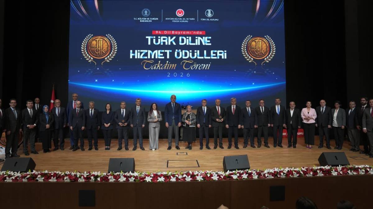 Dil Bayramı’nda anlamlı vefa: Türk Diline Hizmet Ödülleri sahiplerini buldu