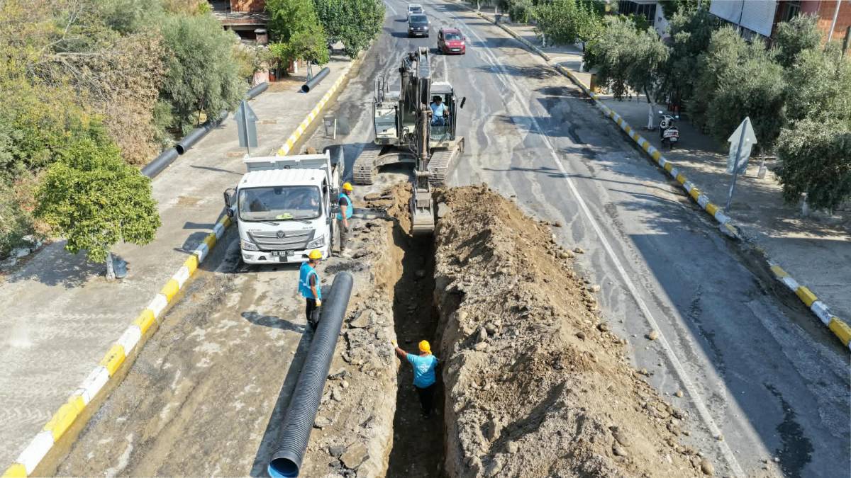 Aydın Büyükşehirden Bozdoğan’da altyapı yatırımı