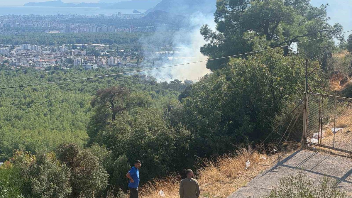 Antalya’da orman yangını