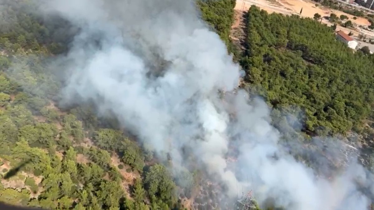 Antalya'da orman yangını