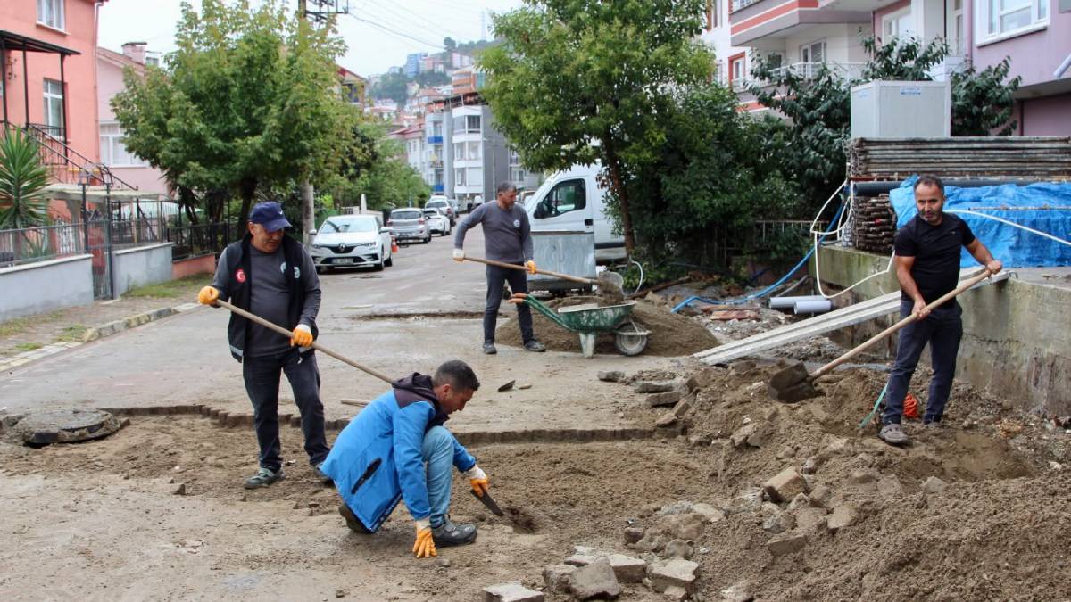 Giresun Belediyesi ekipleri dur durak bilmiyor