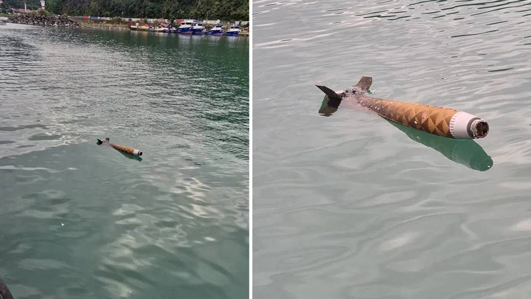 Hopa açıklarında roket benzeri cisim hareketliliği