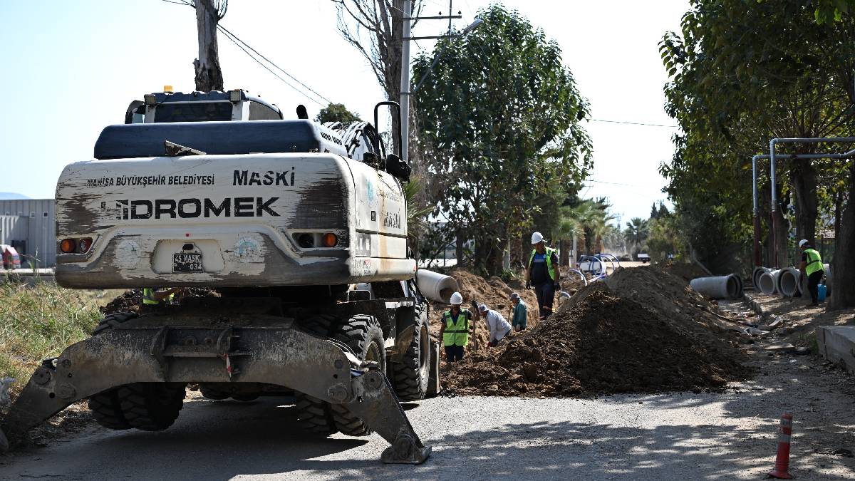 Alaşehir Baklacı’da taşkın sona eriyor: MASKİ’den 1.2 kilometrelik altyapı