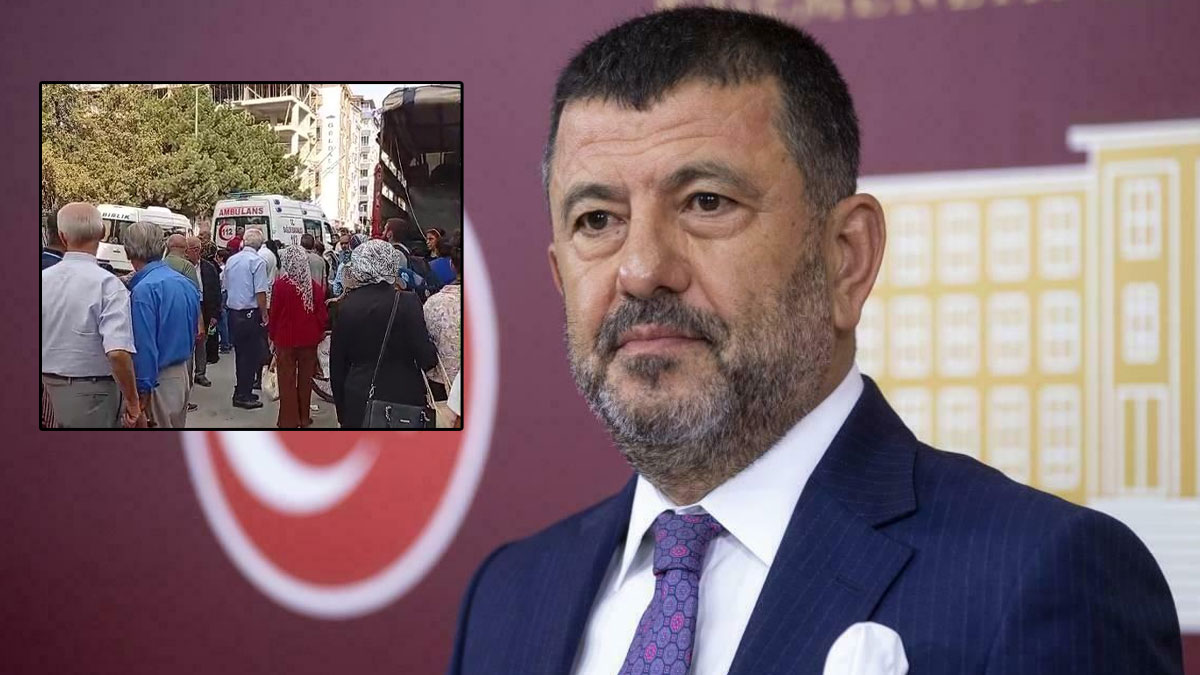 Veli Ağbaba pazar ziyaretinde fenalaşarak hastaneye kaldırıldı