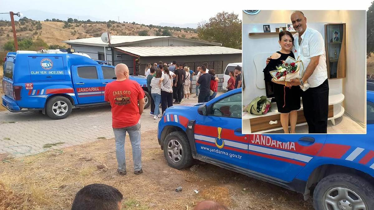 Manisa'da evlerinde tabancayla vurularak öldürülmüş çift bulundu