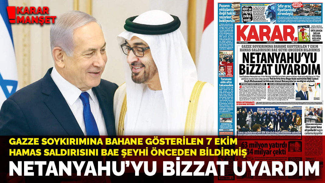 Netanyahu’yu bizzat uyardım