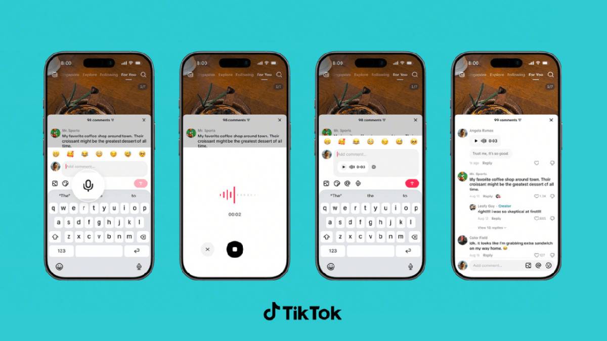 TikTok yorumlara sesli mesaj, anket ve çoklu fotoğraf özellikleri getiriyor