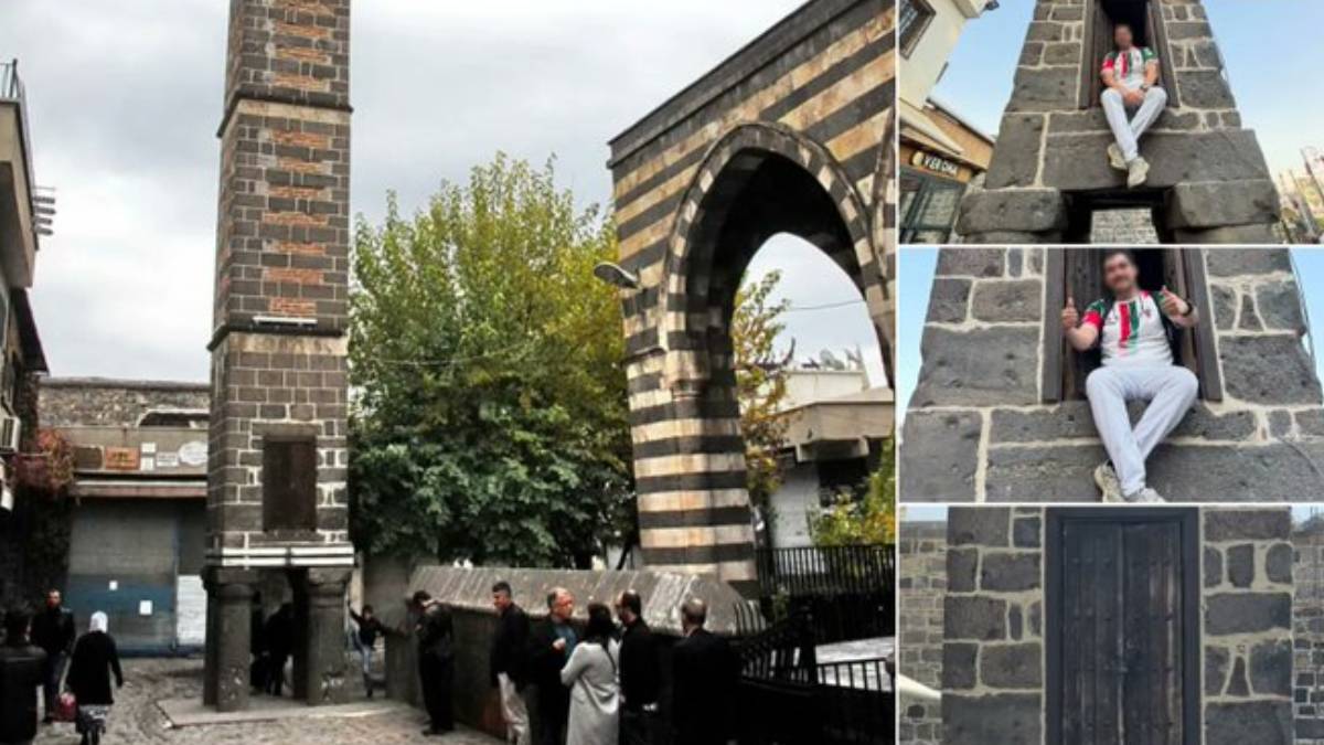 Sosyal medya çekimleri tarihi mirası riske attı: Dört Ayaklı Minare kilitlendi