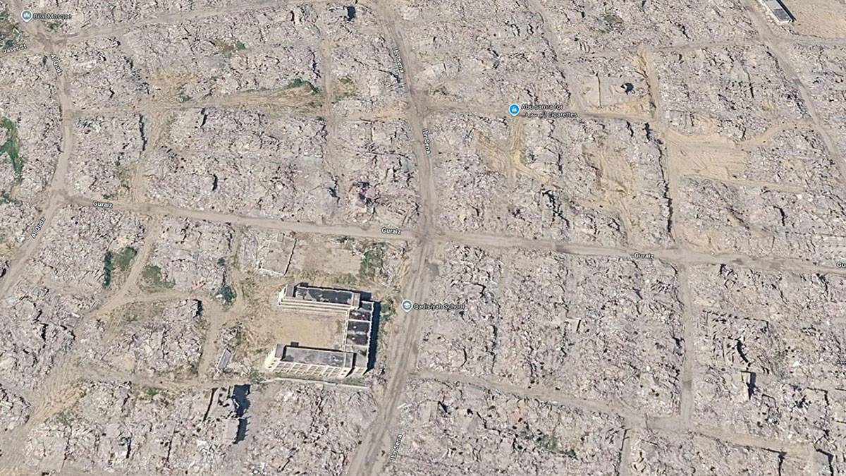 Google uydu görüntülerini güncellendi İsrail'in soykırımı ortaya çıktı: Artık Gazze diye bir kent yok