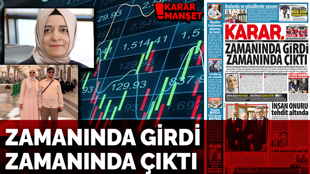 Zamanında girdi zamanında çıktı