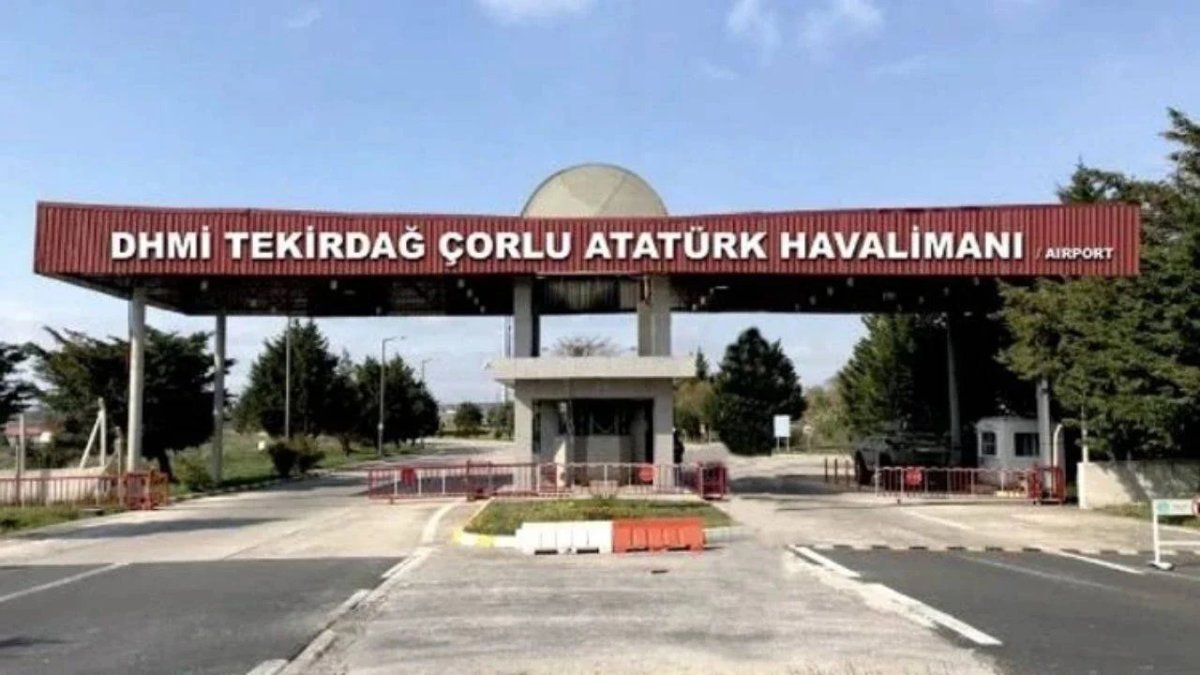 Tekirdağ'da şiddetli fırtına: Eğitim uçuşları iptal edildi