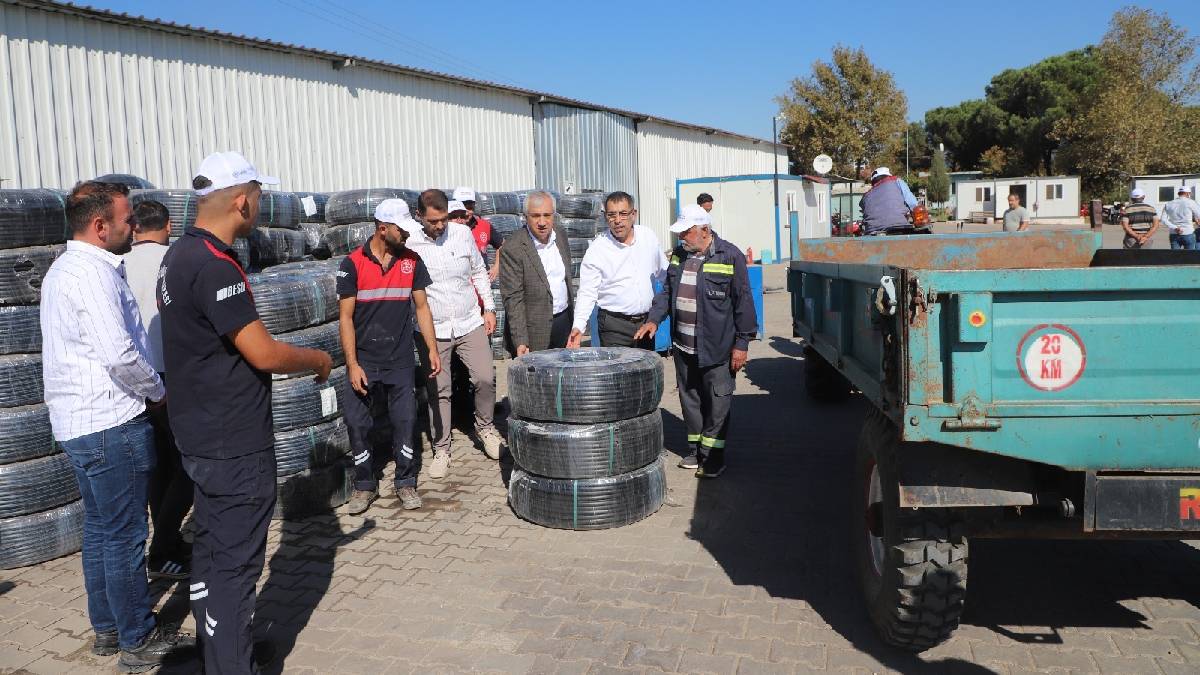 Büyükşehir’in damlama sulama desteği 7 milyon metreyi geçti