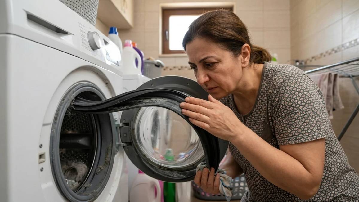 Meğer sorun çamaşırlarda değilmiş! Çamaşır makinesindeki kötü kokunun kaynağı belli oldu
