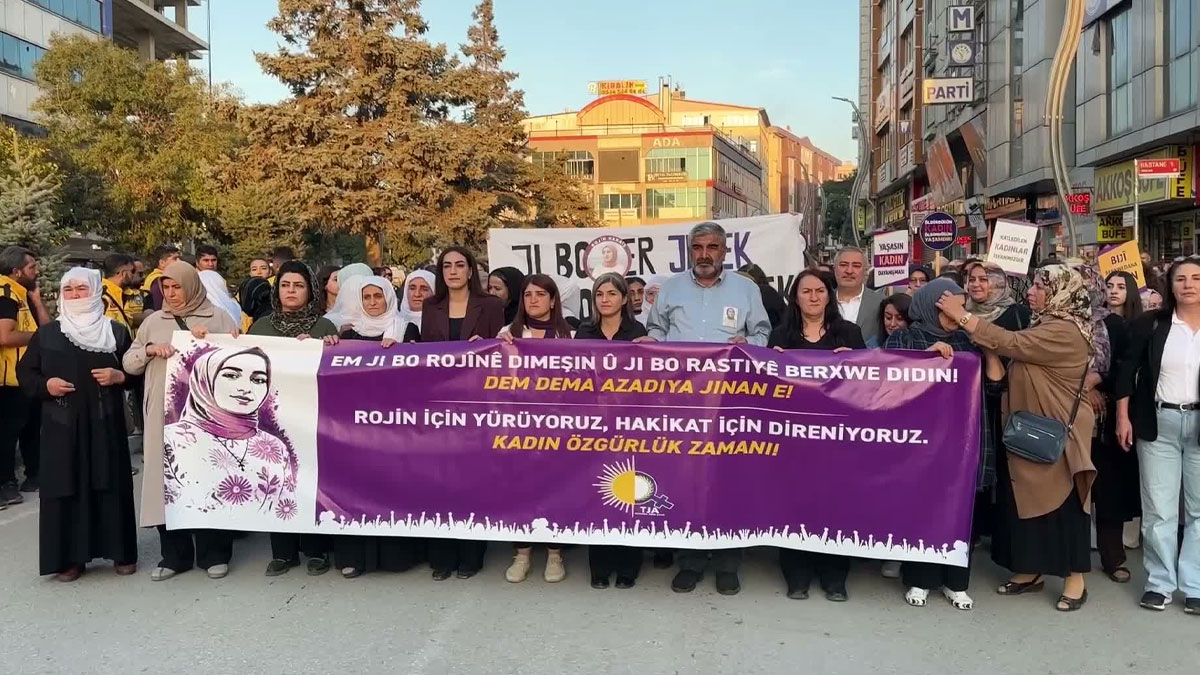 Rojin Kabaiş’in ölümünün aydınlatılması için Van’da yürüyüş: “Adalet istiyoruz”