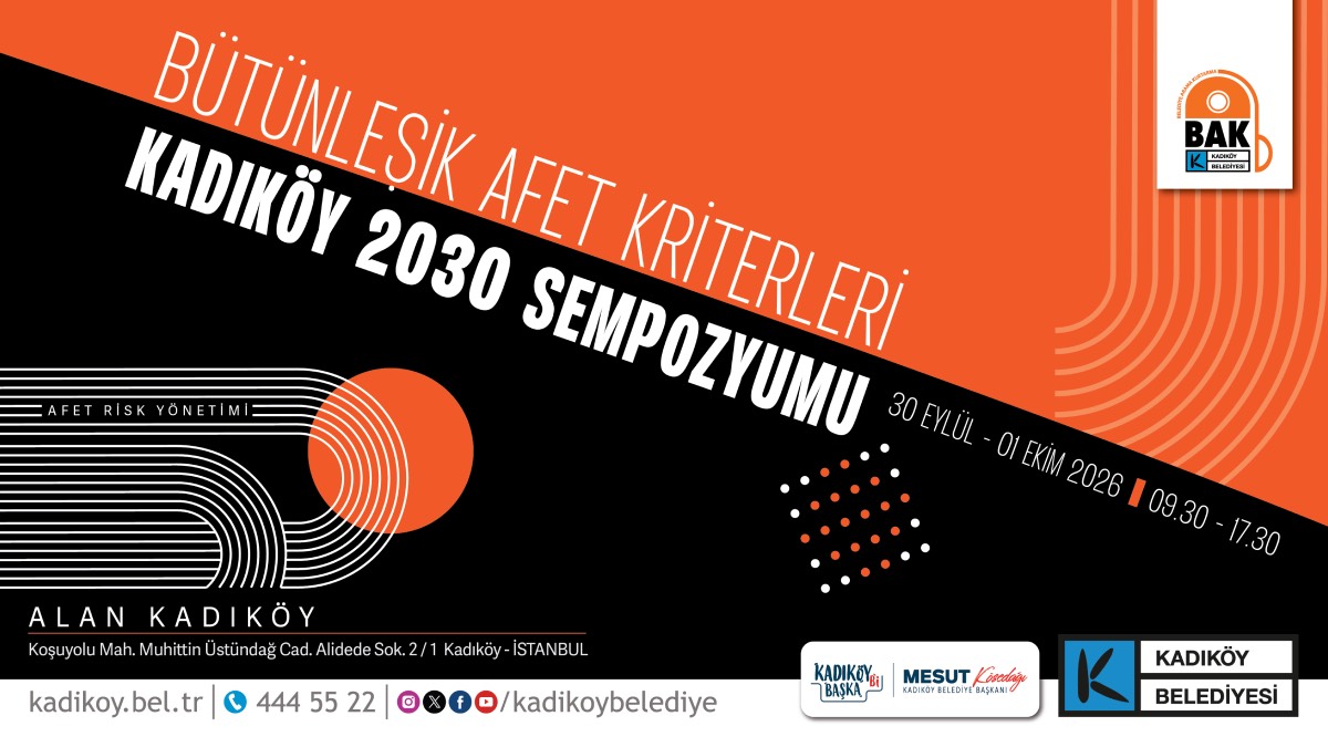 Kadıköy’de afet yönetimi ve kentsel dirençlilik masaya yatırılacak