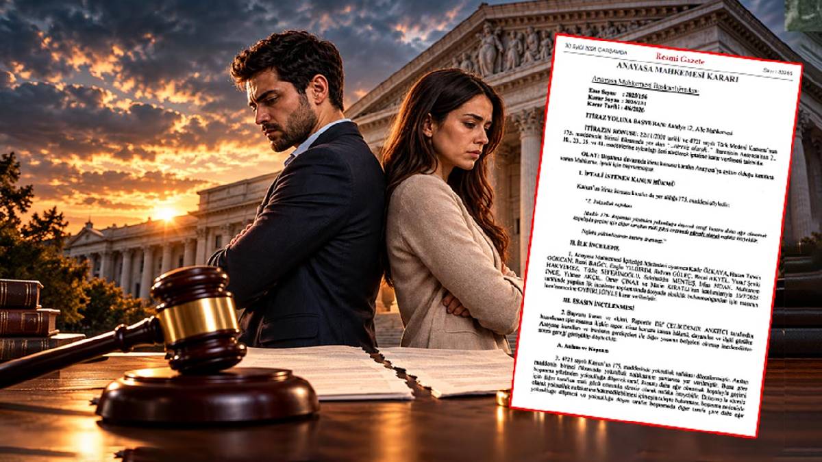 Resmi Gazete'de yayımlandı... AYM, 'süresiz nafaka' hükmünü iptal etti: 9 ay sonra yürürlüğe girecek
