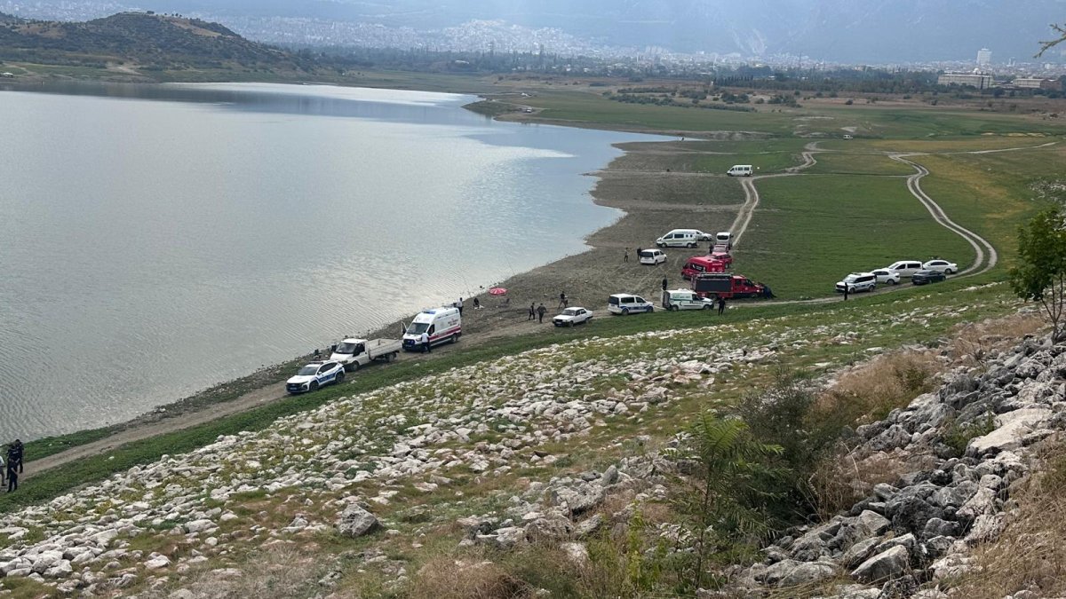Denizli'de barajda erkek cesedi bulundu