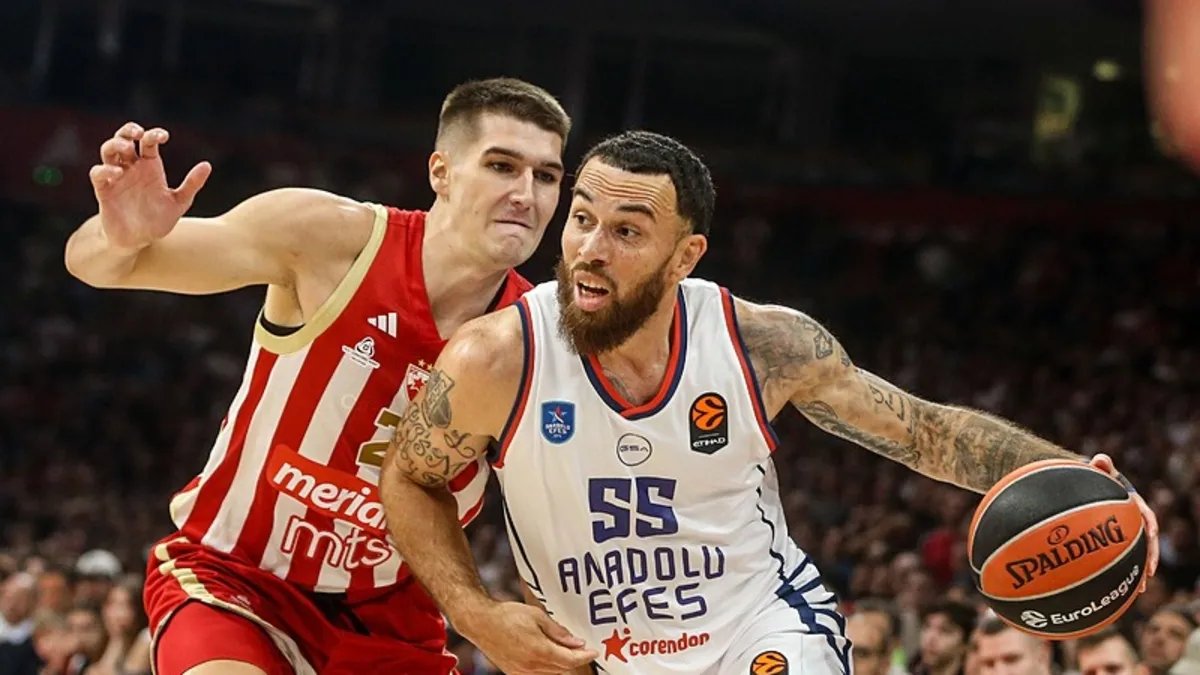 Anadolu Efes deplasmanda Kızılyıldız'a mağlup oldu