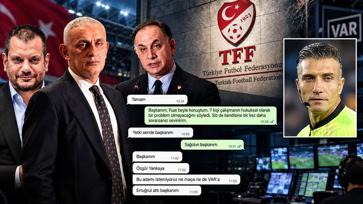 TFF ve MHK Başkanları arasında WhatsApp mesajları ortaya çıktı: Özgür Yankaya konusunda anlaşma sağlanamadı