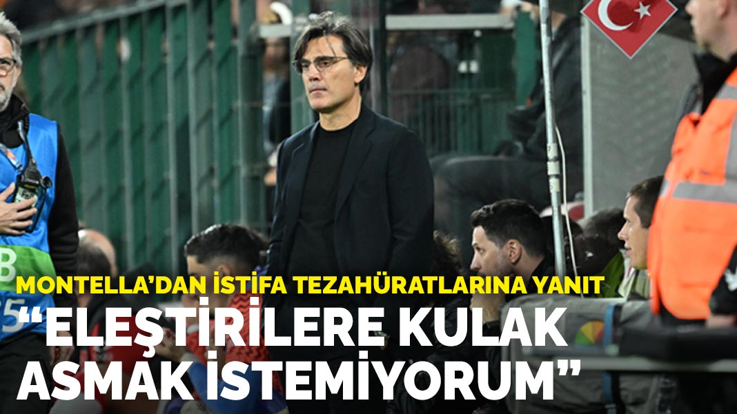 Montella, İstifa Tezahüratlarına 'Eleştirilere Kulak Asmıyorum' Deddi