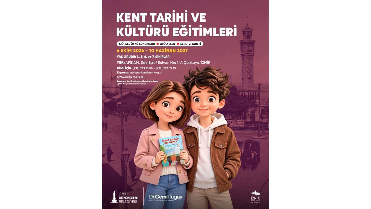 APİKAM’da çocuklara kent tarihi ve kültürü eğitimi
