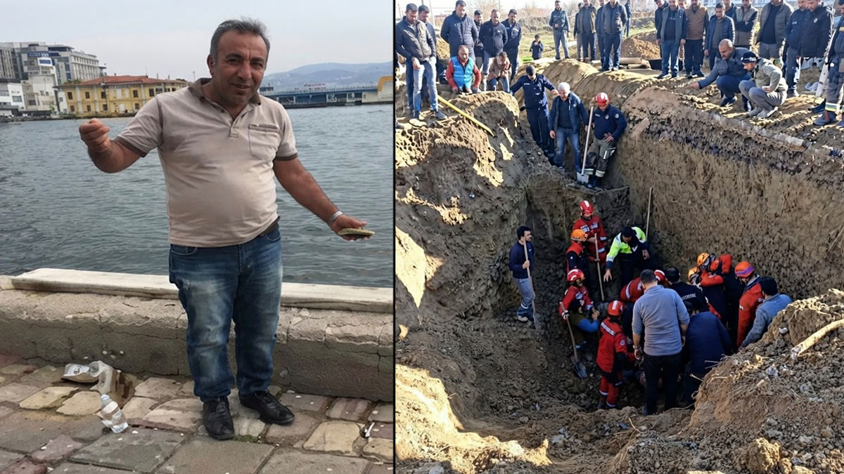Ankara Polatlı'da drenaj çalışması sırasında göçük meydana geldi; muhtar Tufan Bahçeci hayatını kaybetti