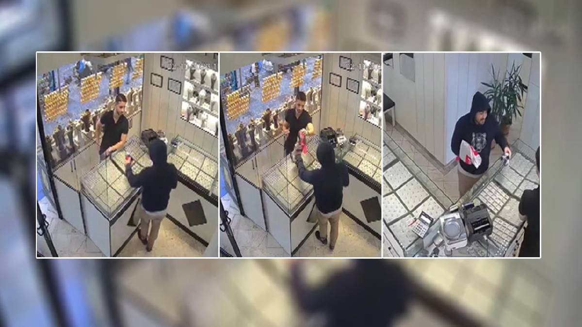 Şemsiyeyi silah gibi gösterip kuyumcu soydu: Çaldığı bilezikler imitasyon çıktı