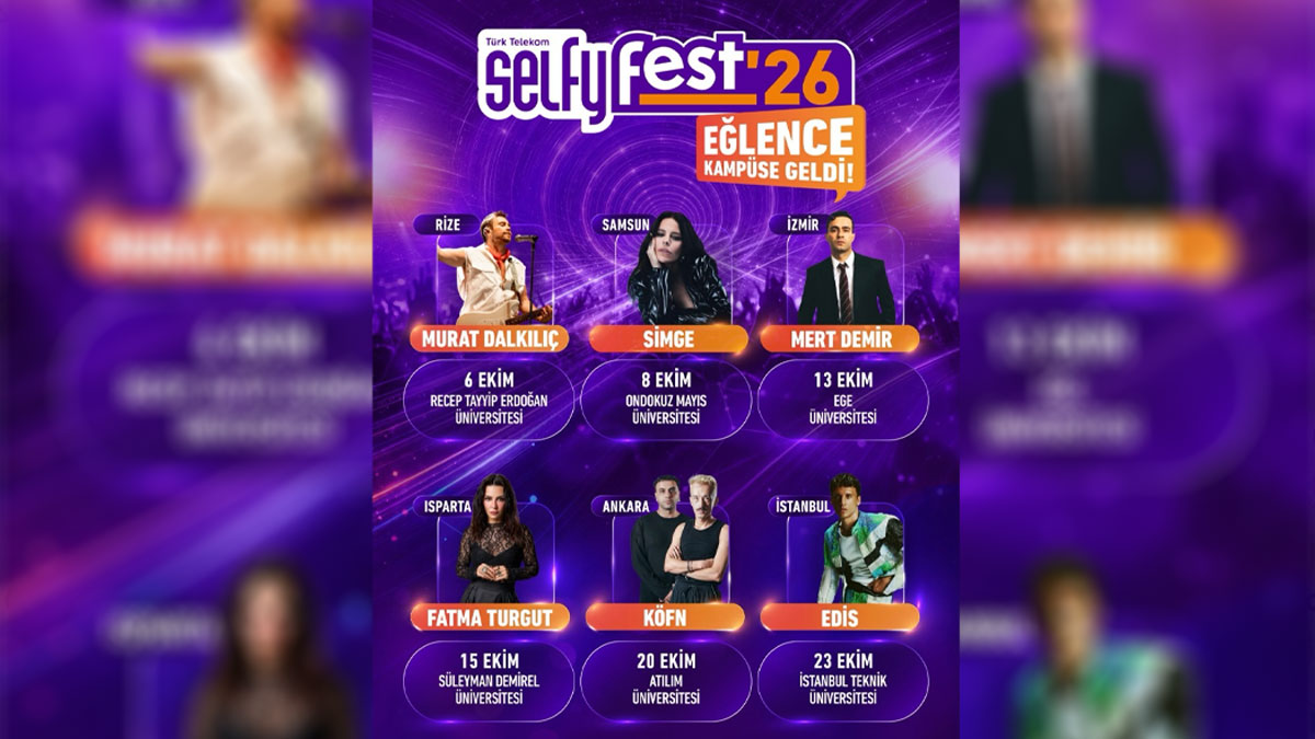 Türk Telekom Selfyfest’26 ile üniversite kampüslerinde eğlence başlıyor