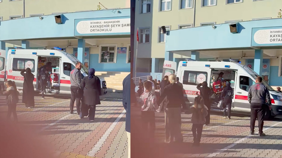 Başakşehir’de ortaokulda bıçaklı saldırı: Yaralı öğrenciler var