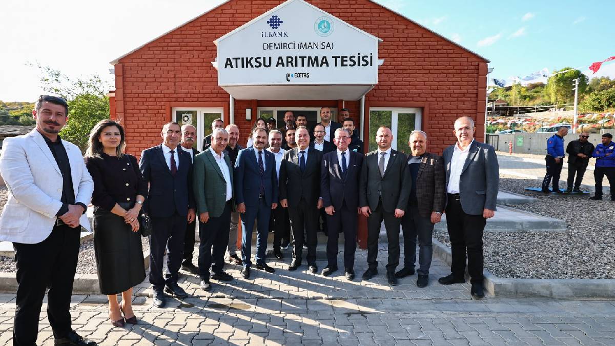 Başkan Dutlulu, Demirci’de 63 milyon TL’lik atıksu arıtma tesisini inceledi