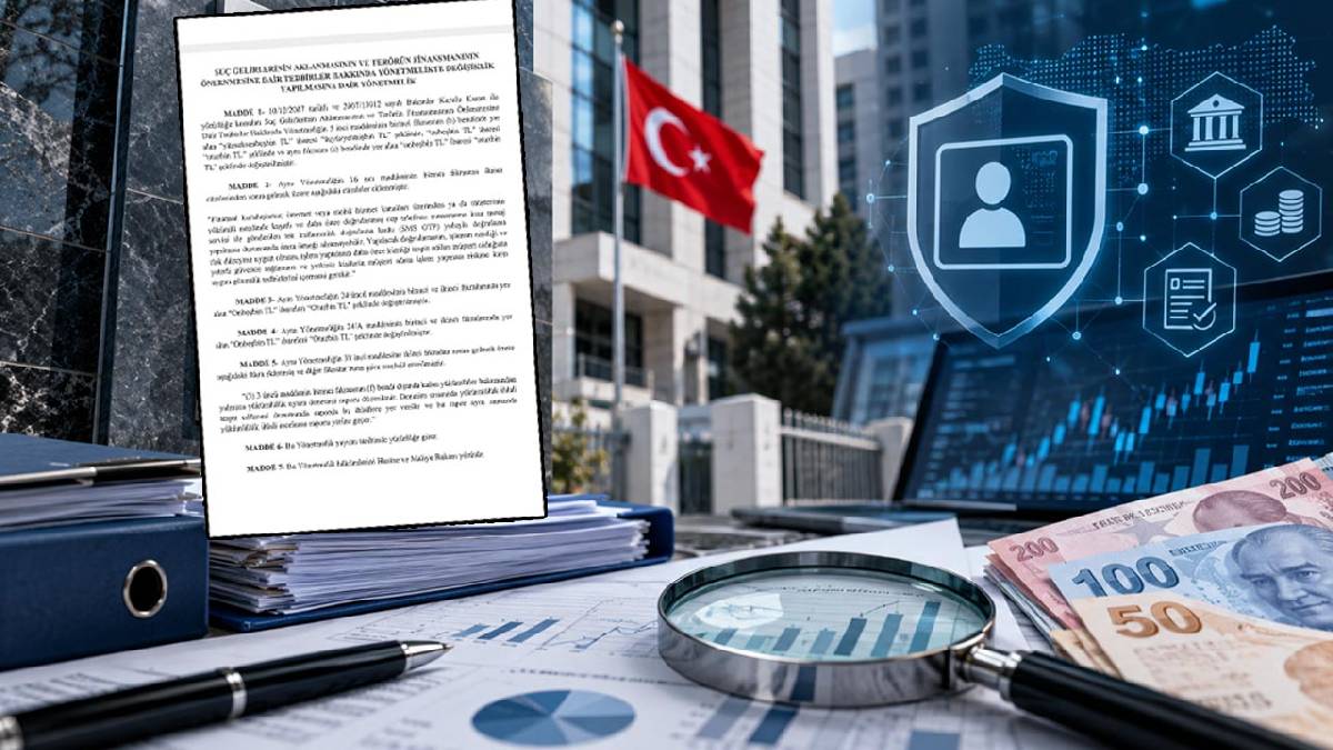 Resmi Gazete'de yayımlandı: Kimlik tespiti ve transfer eşikleri iki katına çıktı