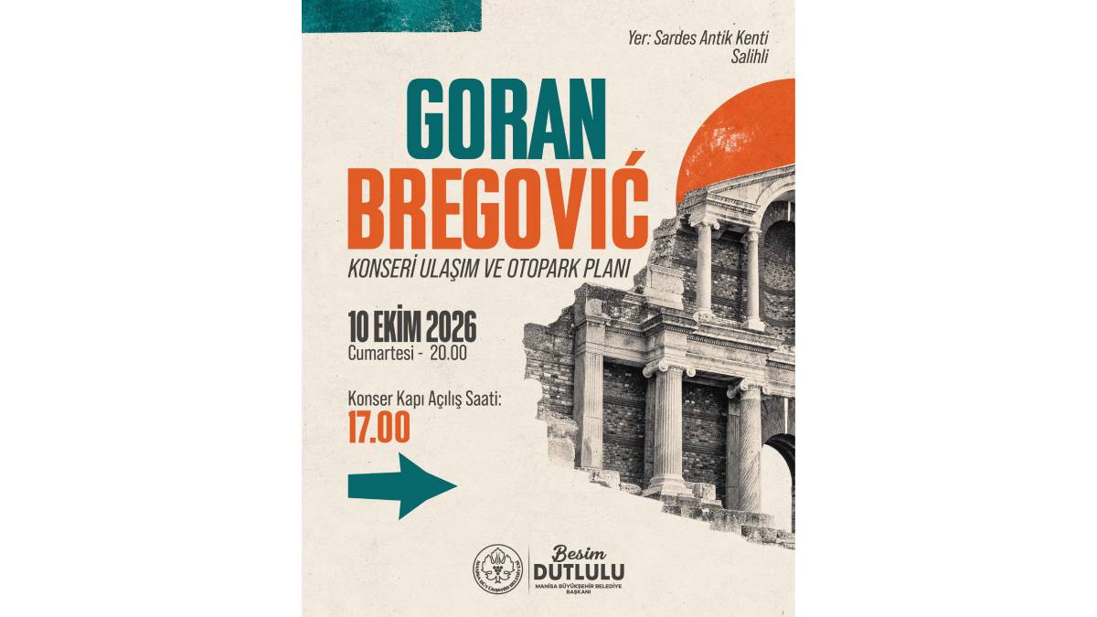 Büyükşehir’den Goran Bregovic konserine ücretsiz servis ve ulaşım kolaylığı