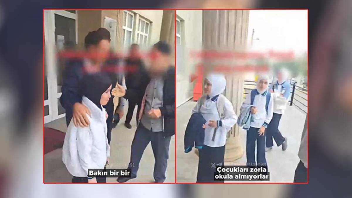 Azerbaycan’da tepki çeken yasaktan yeni görüntüler: Başörtülü öğrencileri kapı dışarı ettiler
