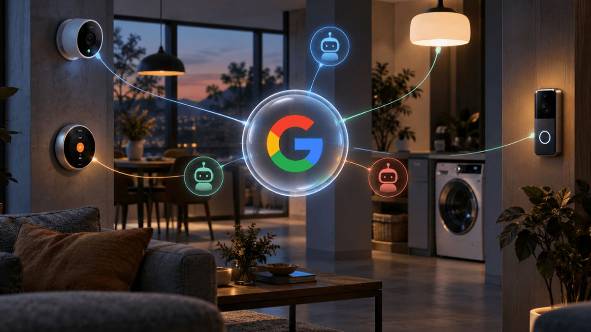 Google akıllı ev kontrolünü yapay zekaya devretti: Evdeki kameralar ve beyaz eşyalar ajanların kontrolünde